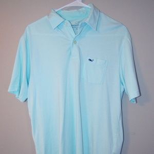 Teal Vineyard Vines Golf Shirt (Pima Cotton)